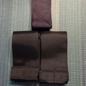 NWOT Double-Faced Grosgrain Ribbon Bundle of 3 Black Over 10 Feet! Velcro ends